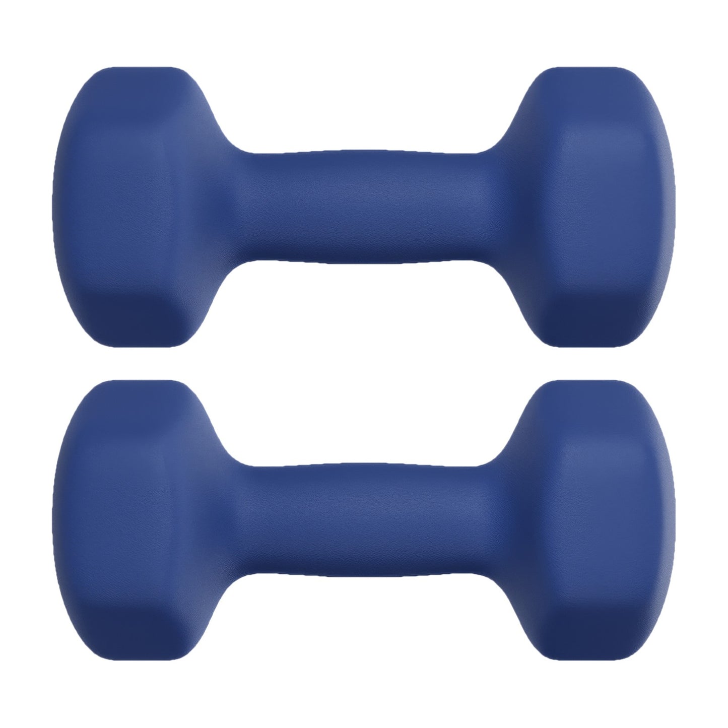 Set of 2 Dumbbells, 2 x 2 kg Neoprene Weights, Hexagonal - image 57