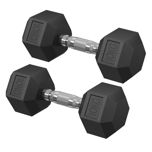 Dumbbell Set Pair of Hexagonal Dumbbells Weightlifting at Home - image 1