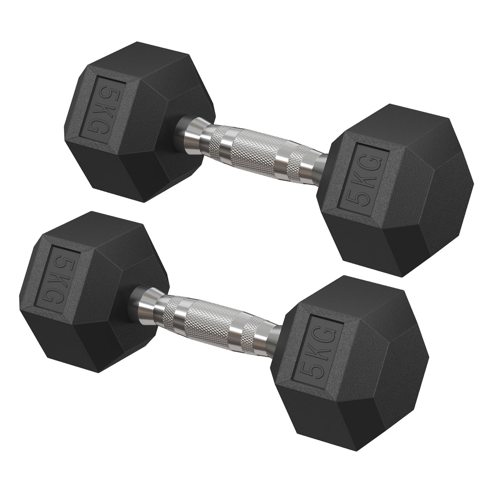 Dumbbell Set Pair of Hexagonal Dumbbells Weightlifting at Home - image 7