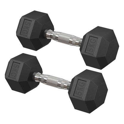 Dumbbell Set Pair of Hexagonal Dumbbells Weightlifting at Home - image 7