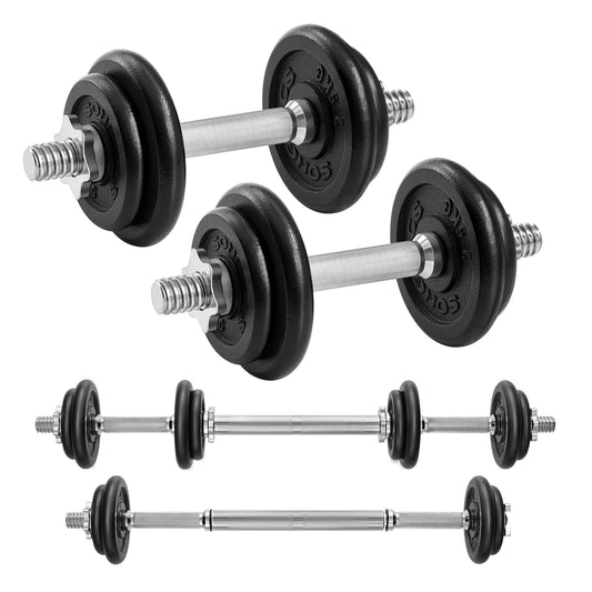 Adjustable cast iron dumbbells - image 1