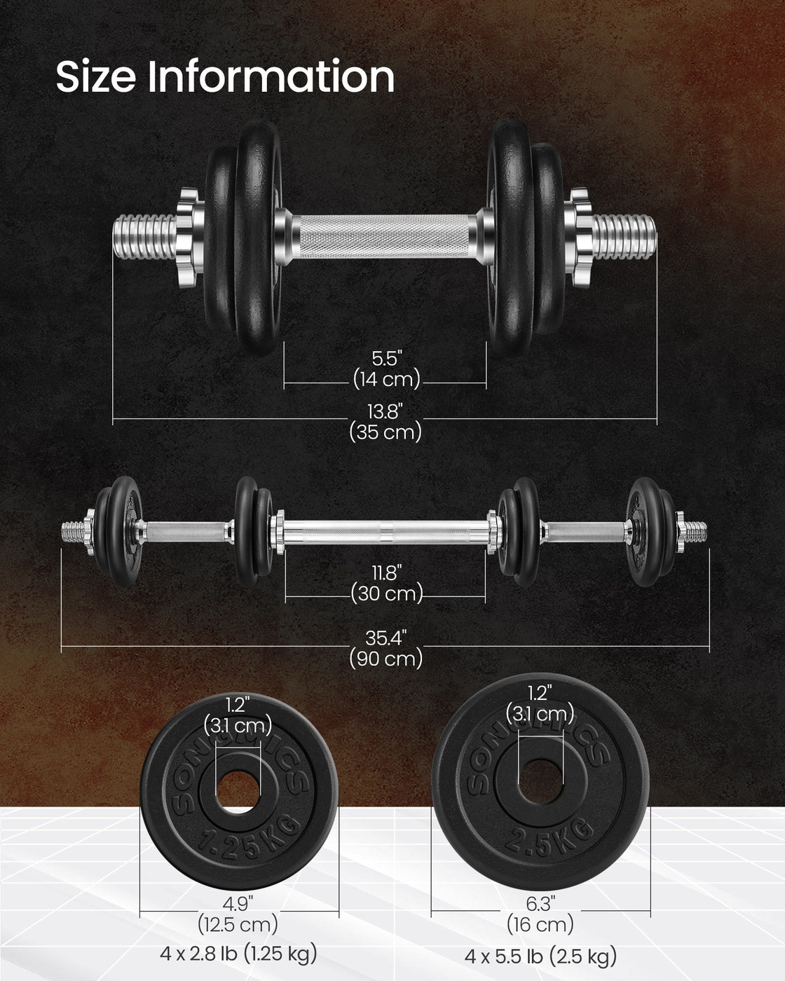 Adjustable cast iron dumbbells - image 6