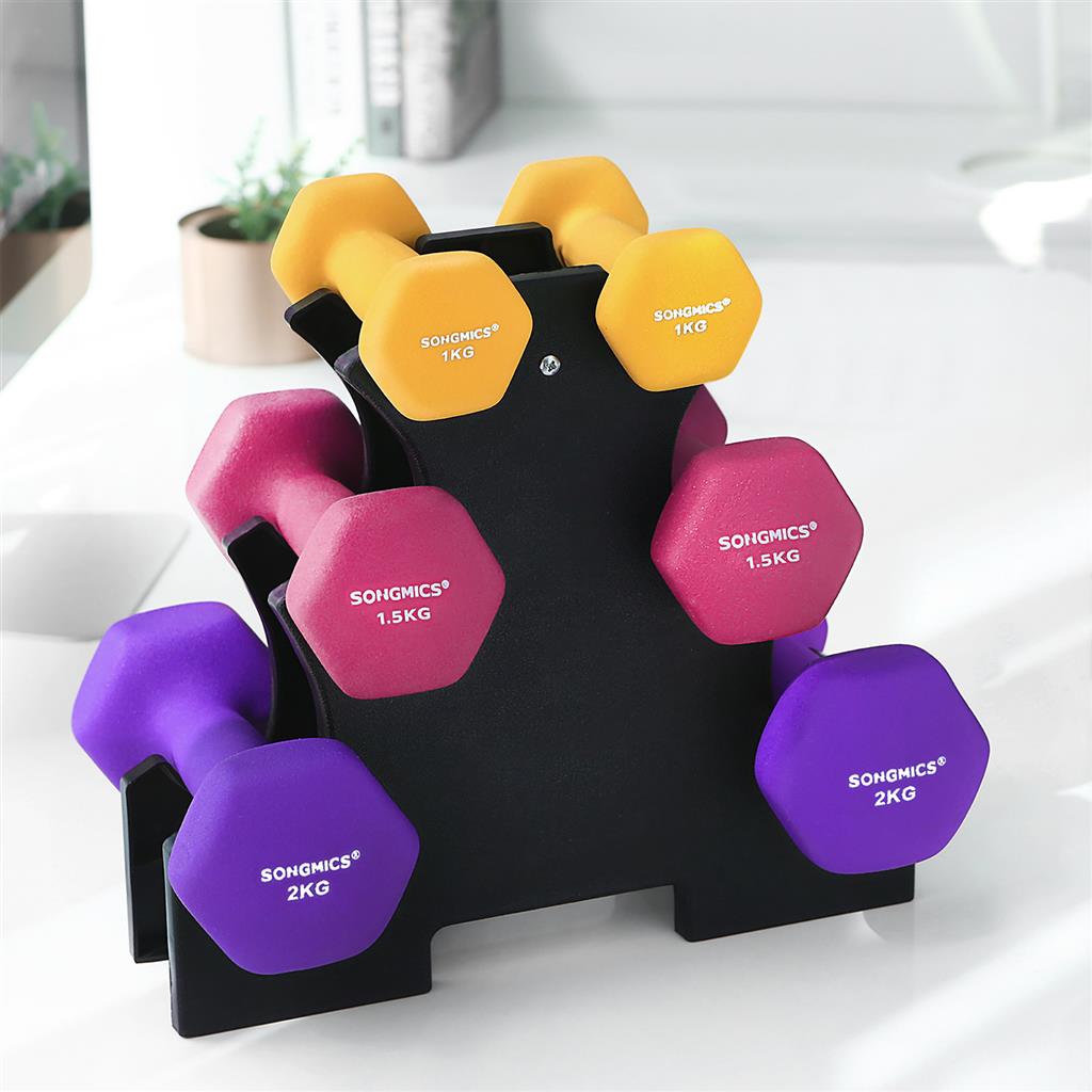 Hex Dumbbells Set with Stand - image 5