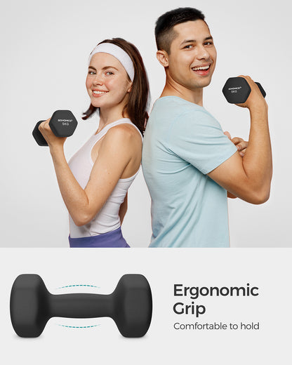 2 x 5 kg Dumbbells - image 4
