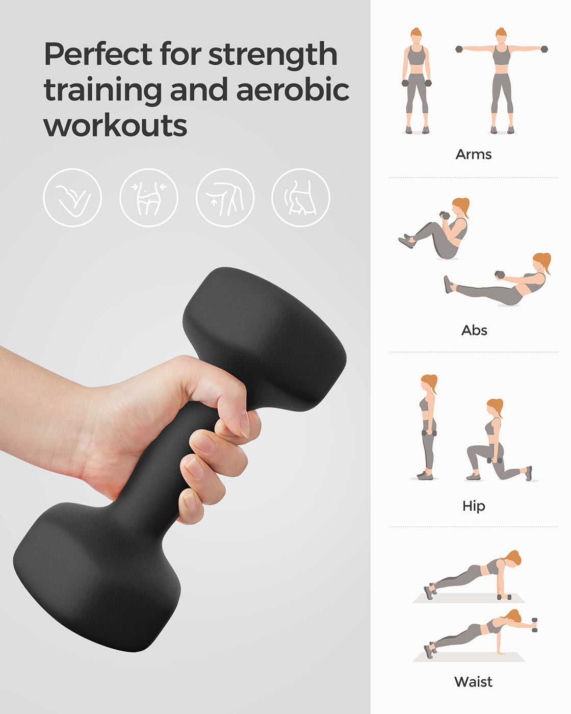 2 x 5 kg Dumbbells - image 5