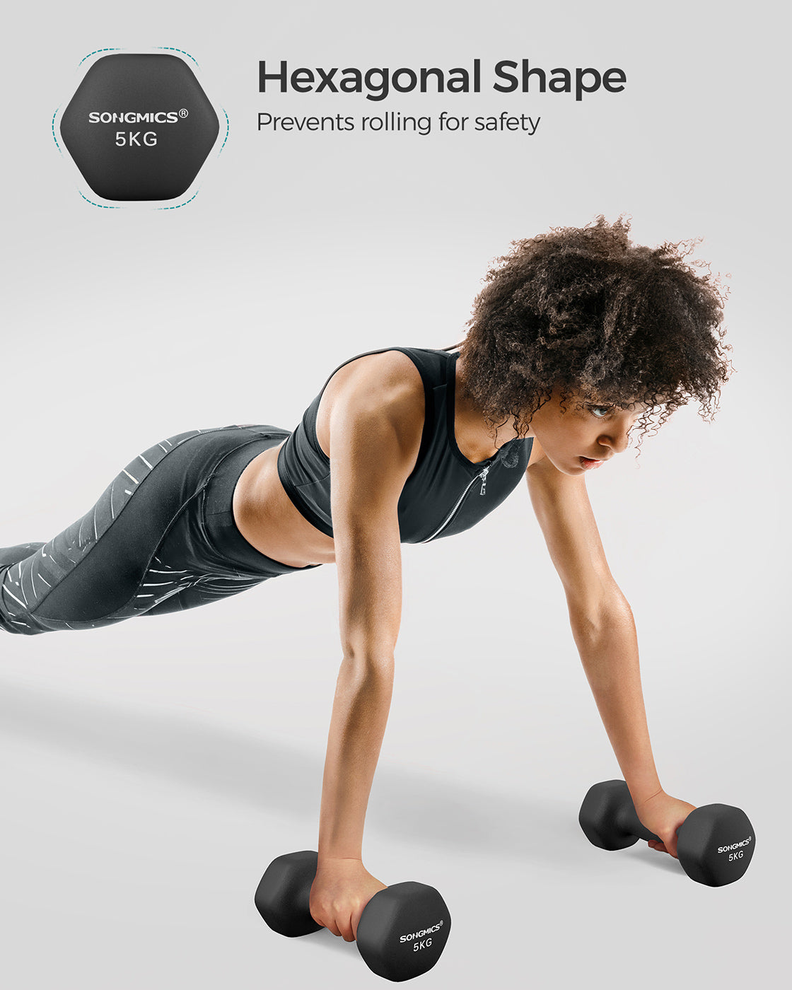 2 x 5 kg Dumbbells - image 7