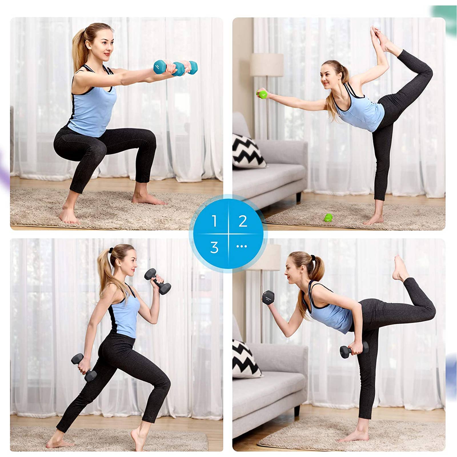 Hex Dumbbells Set - image 23