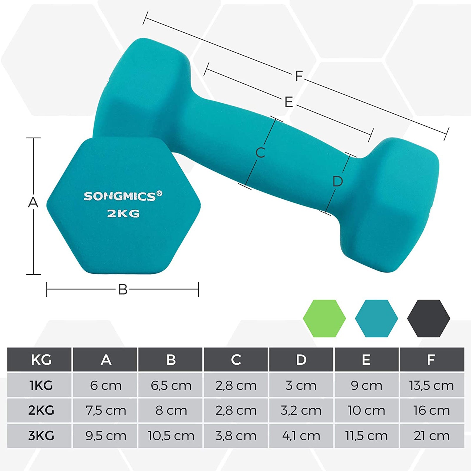 Hex Dumbbells Set - image 26