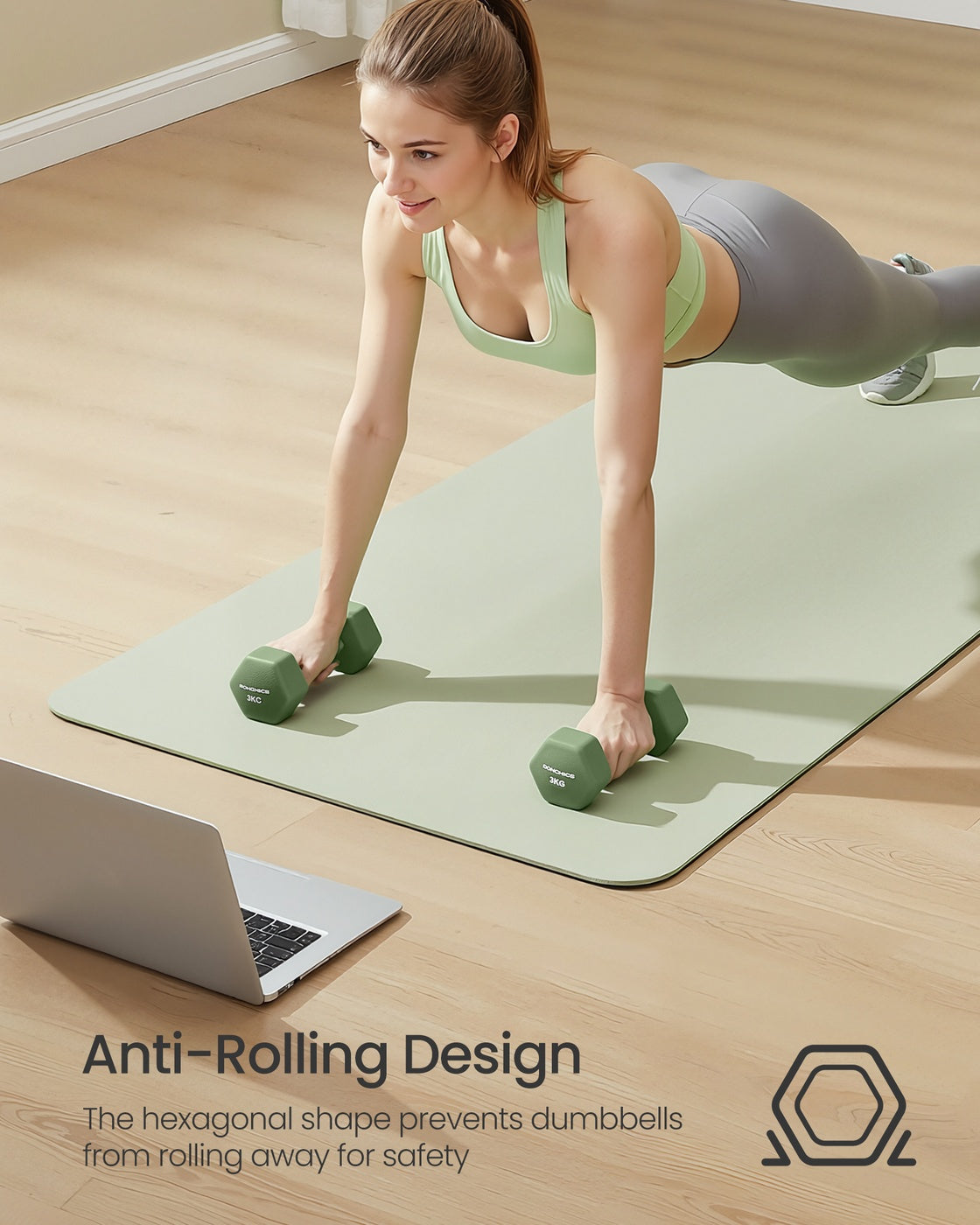 Hex Dumbbells Set - image 46
