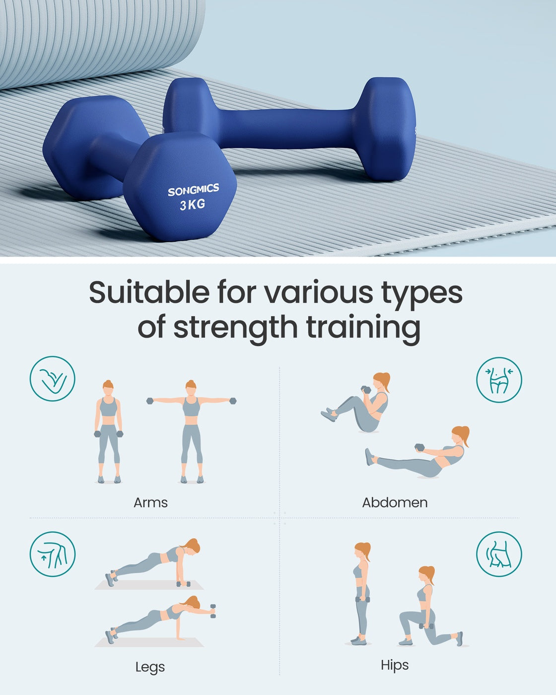 Hex Dumbbells Set - image 37