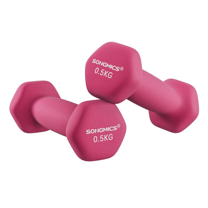 Double Pink Women Dumbbells - image 2