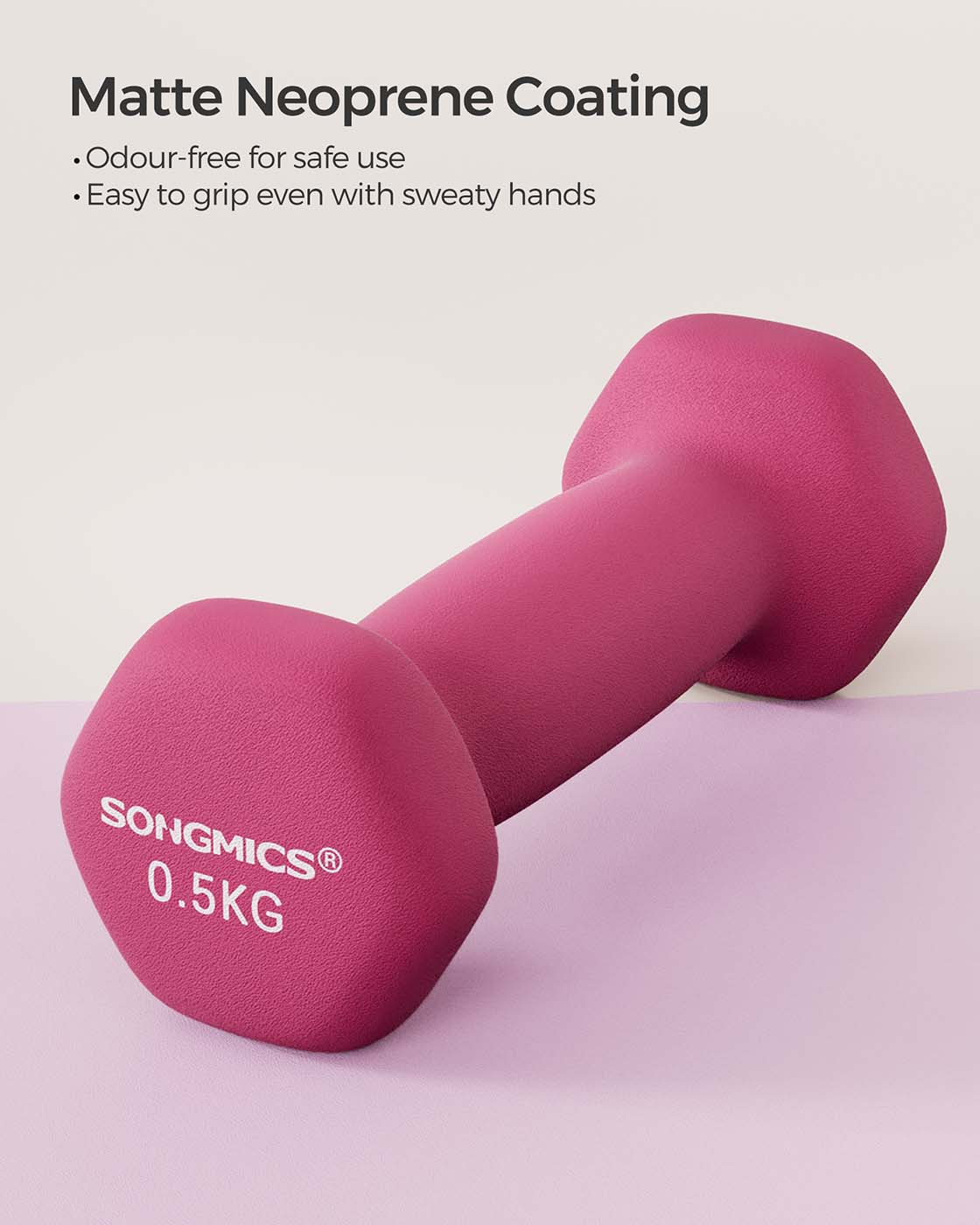 Double Pink Women Dumbbells - image 3