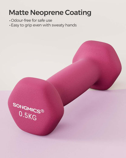 Double Pink Women Dumbbells - image 3