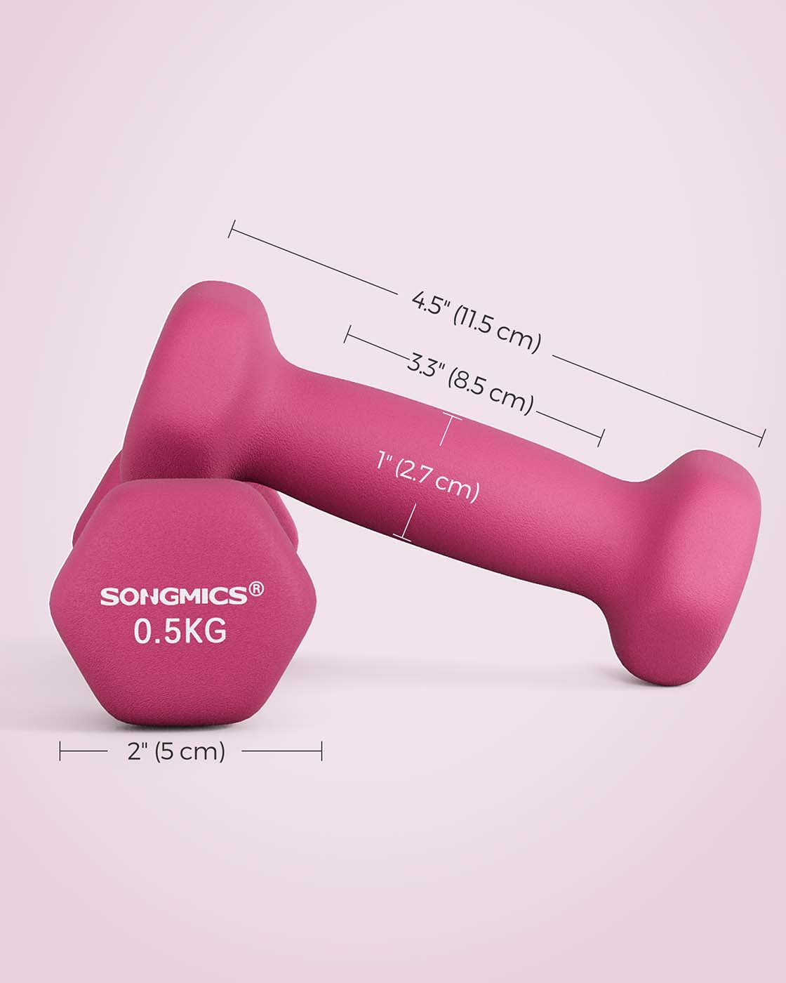 Double Pink Women Dumbbells - image 7