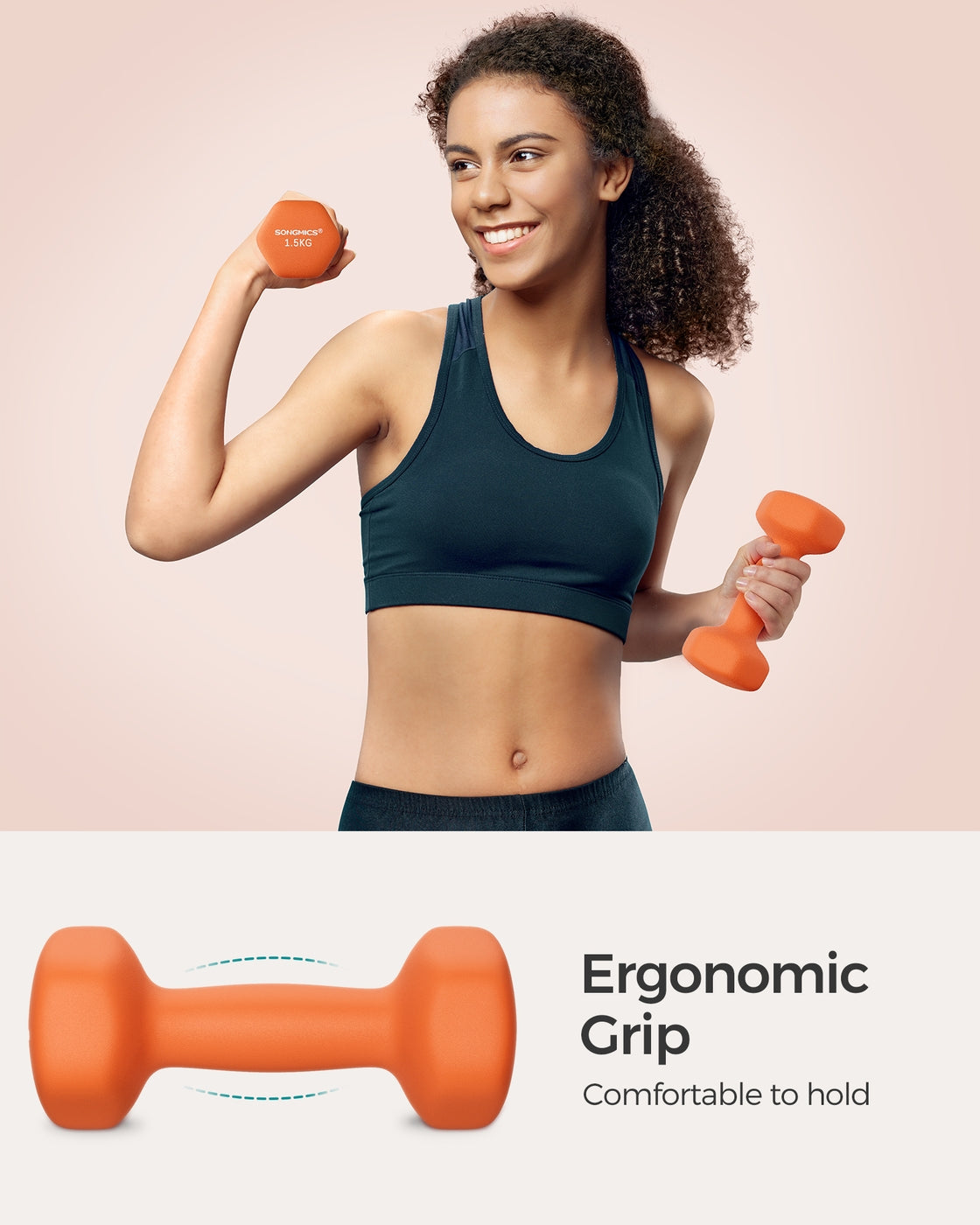 Orange Dumbbell Set - image 4