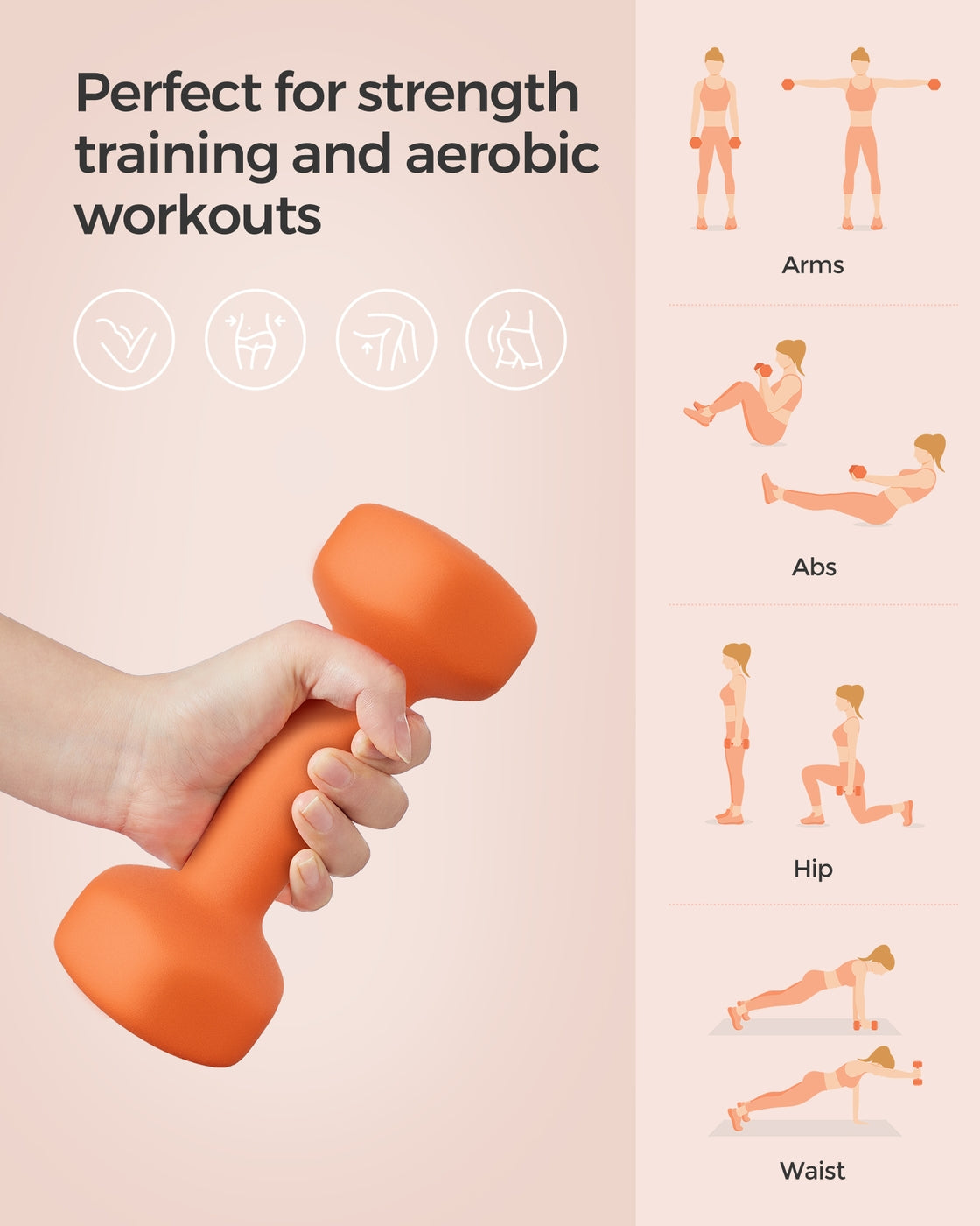 Orange Dumbbell Set - image 5