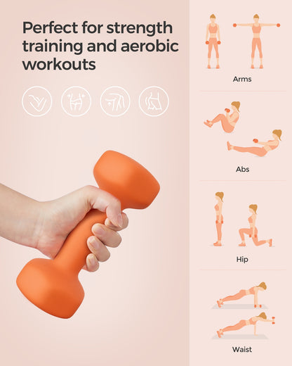 Orange Dumbbell Set - image 5