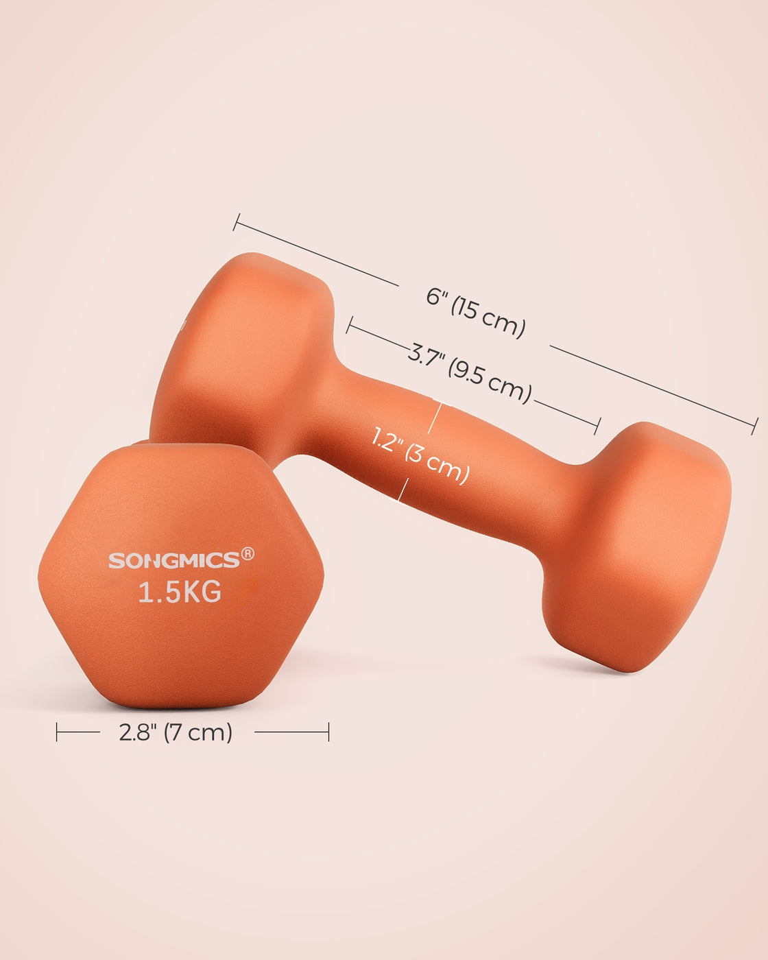 Orange Dumbbell Set - image 7