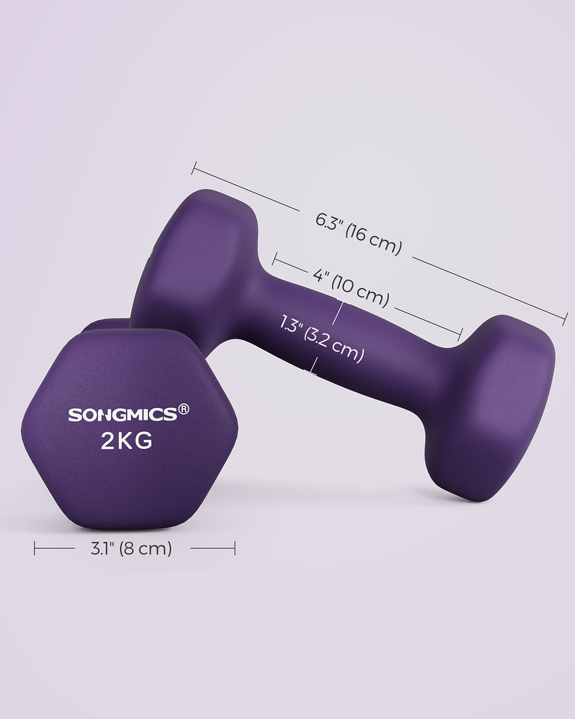 Purple Dumbbell Set - image 7