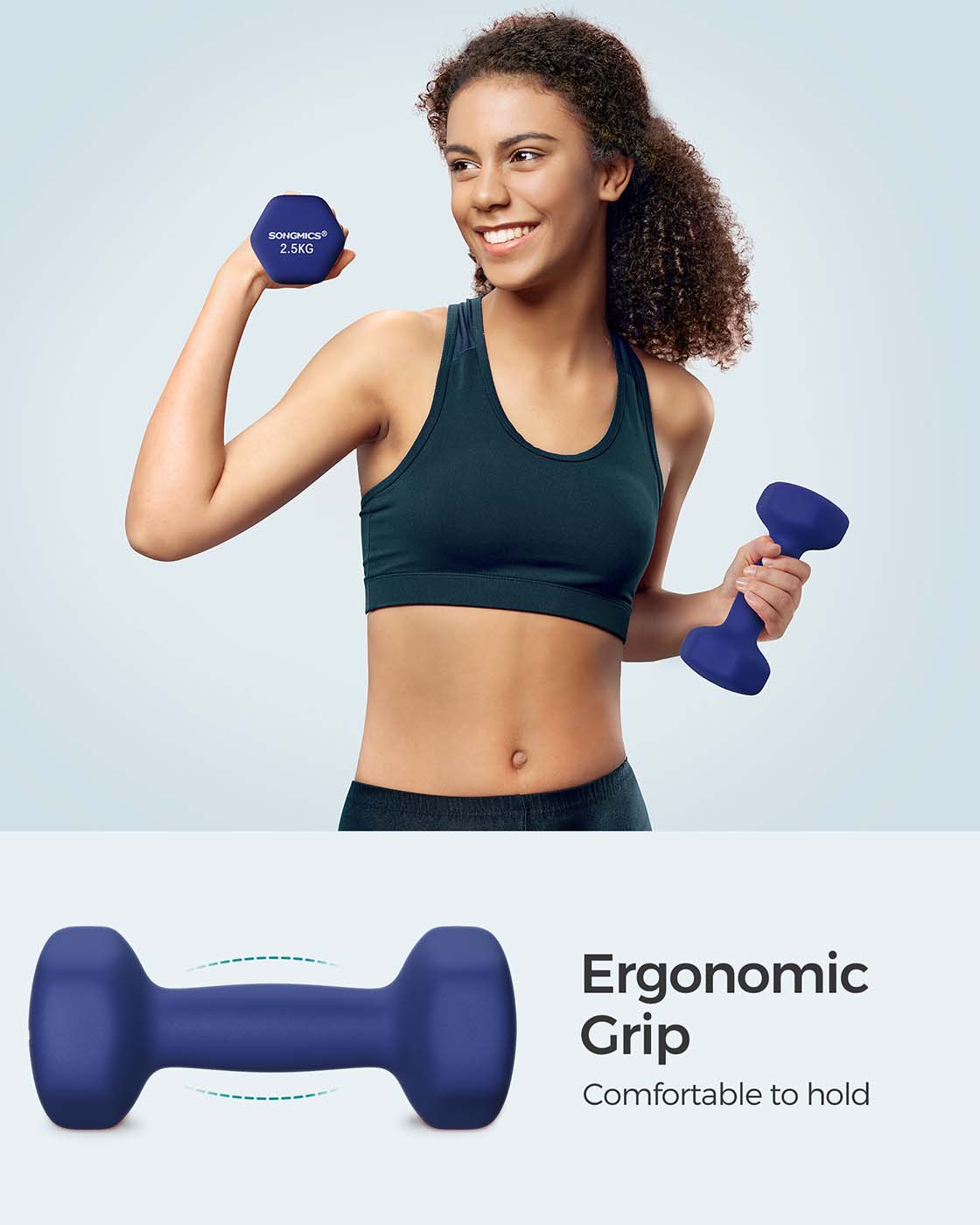 Matte Finish Dumbbells - image 4