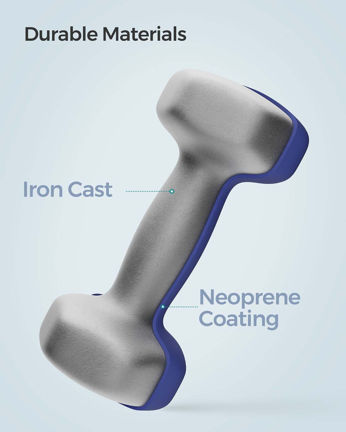 Matte Finish Dumbbells - image 6