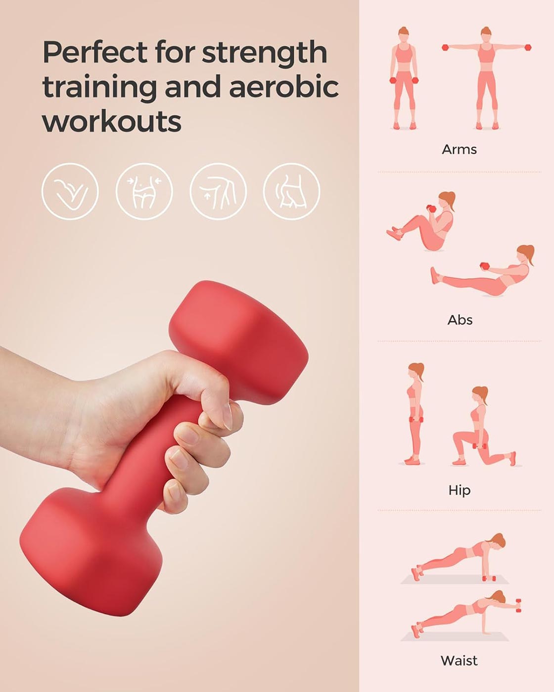 Set of 2 Dumbbells - image 3