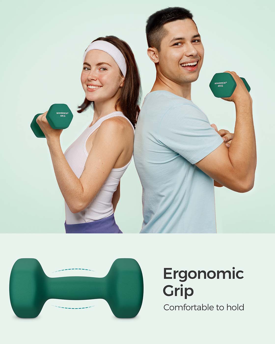 Set of 2 Dumbbells Weights - image 3