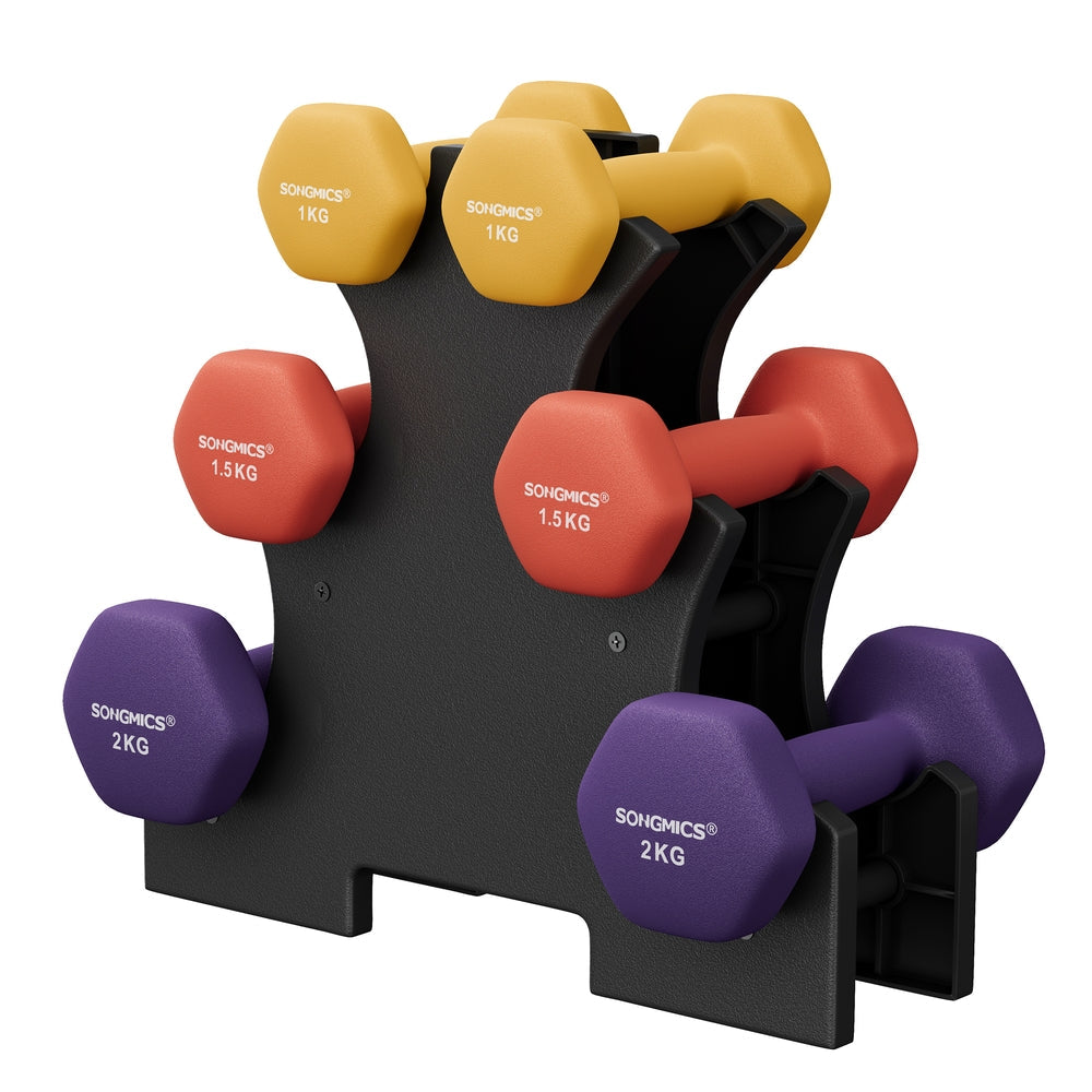 Hex Dumbbells Set with Stand - image 9