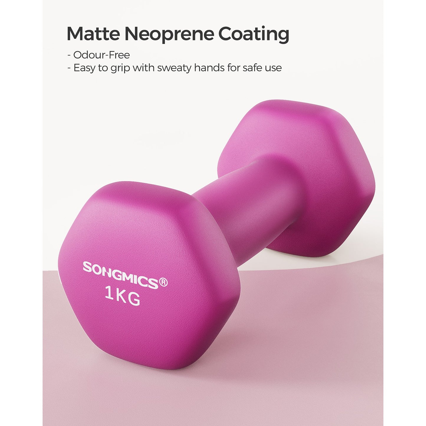 Set of 2 Dumbbells 2 x 1 kg Purple - image 62