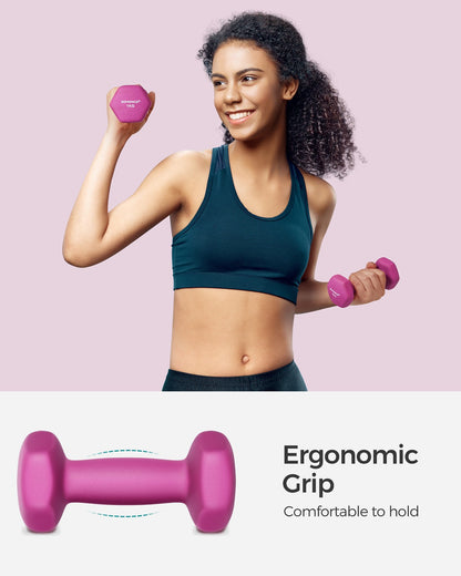 Set of 2 Dumbbells 2 x 1 kg Purple - image 65