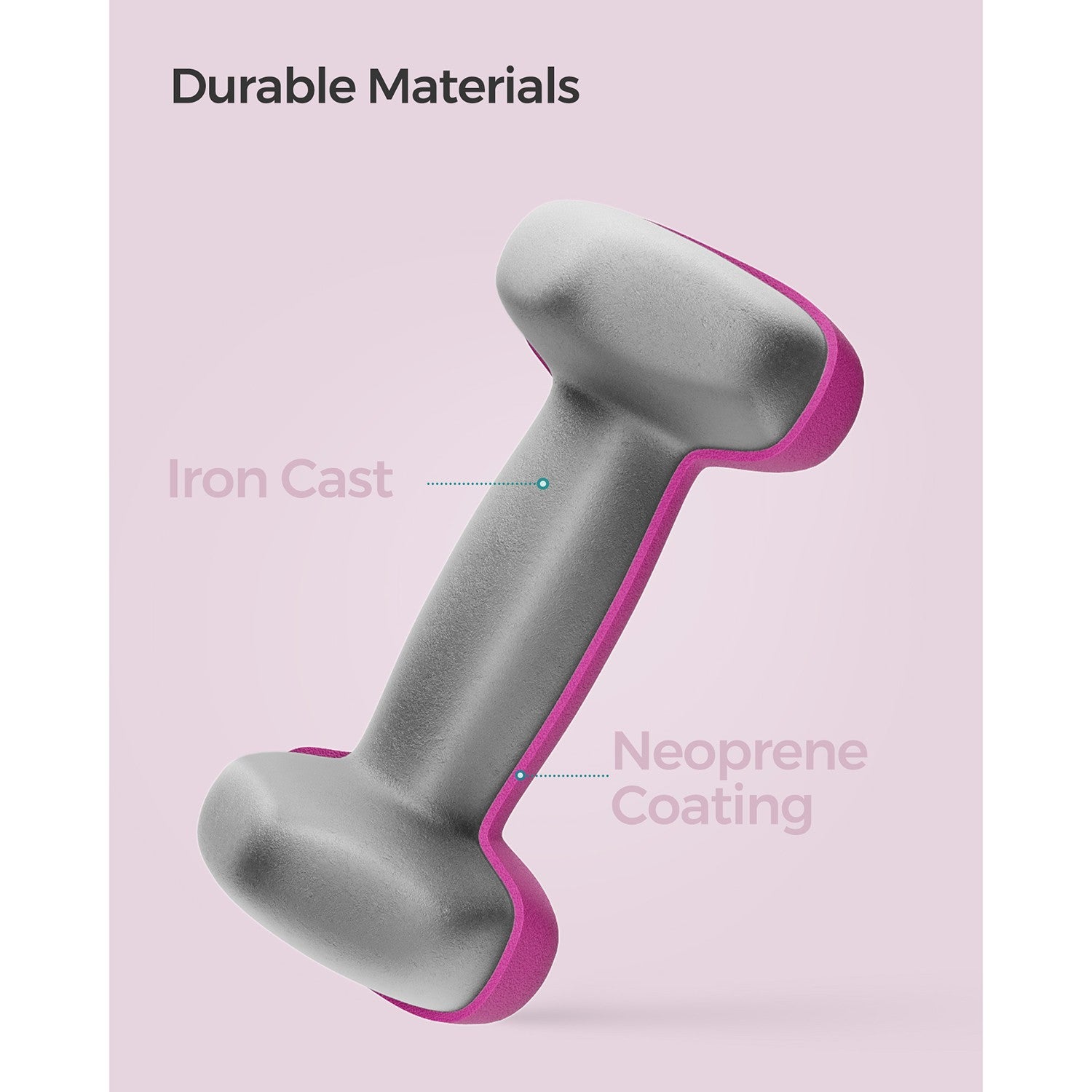 Set of 2 Dumbbells 2 x 1 kg Purple - image 68