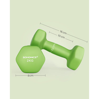 Set of 2 Dumbbells 2 x 1 kg Purple - image 14