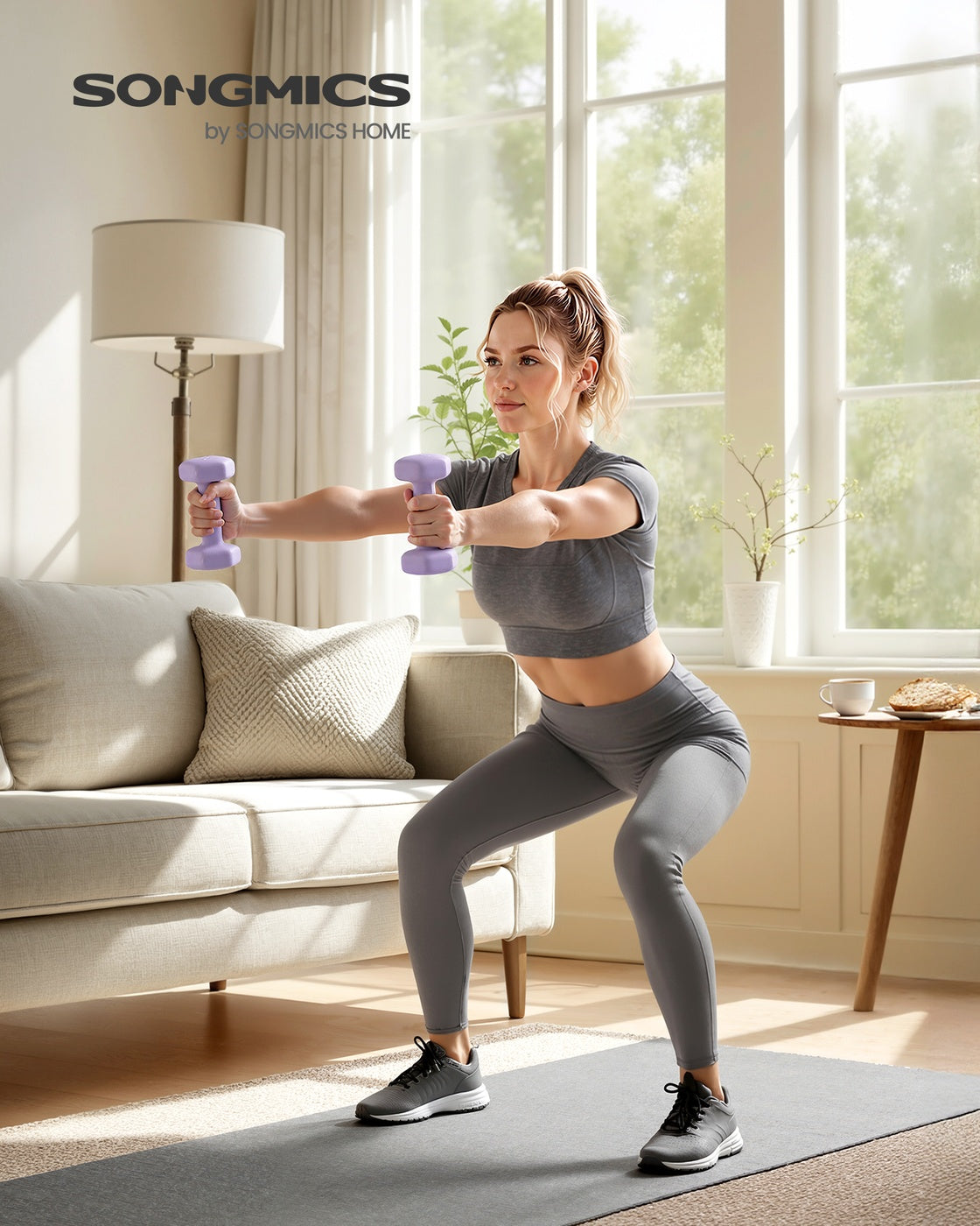 Set of 2 Dumbbells 2 x 1 kg Purple - image 70