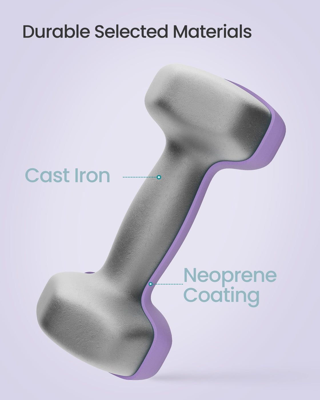 Set of 2 Dumbbells 2 x 1 kg Purple - image 73