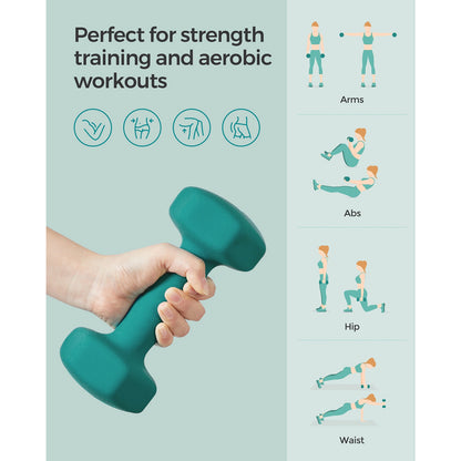 Set of 2 Dumbbells 2 x 1 kg Purple - image 32