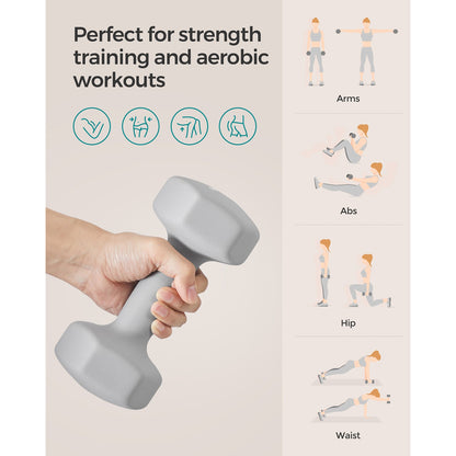 Set of 2 Dumbbells 2 x 1 kg Purple - image 46