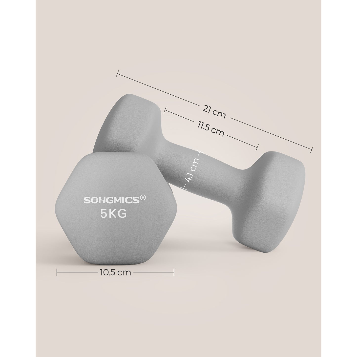 Set of 2 Dumbbells 2 x 1 kg Purple - image 49