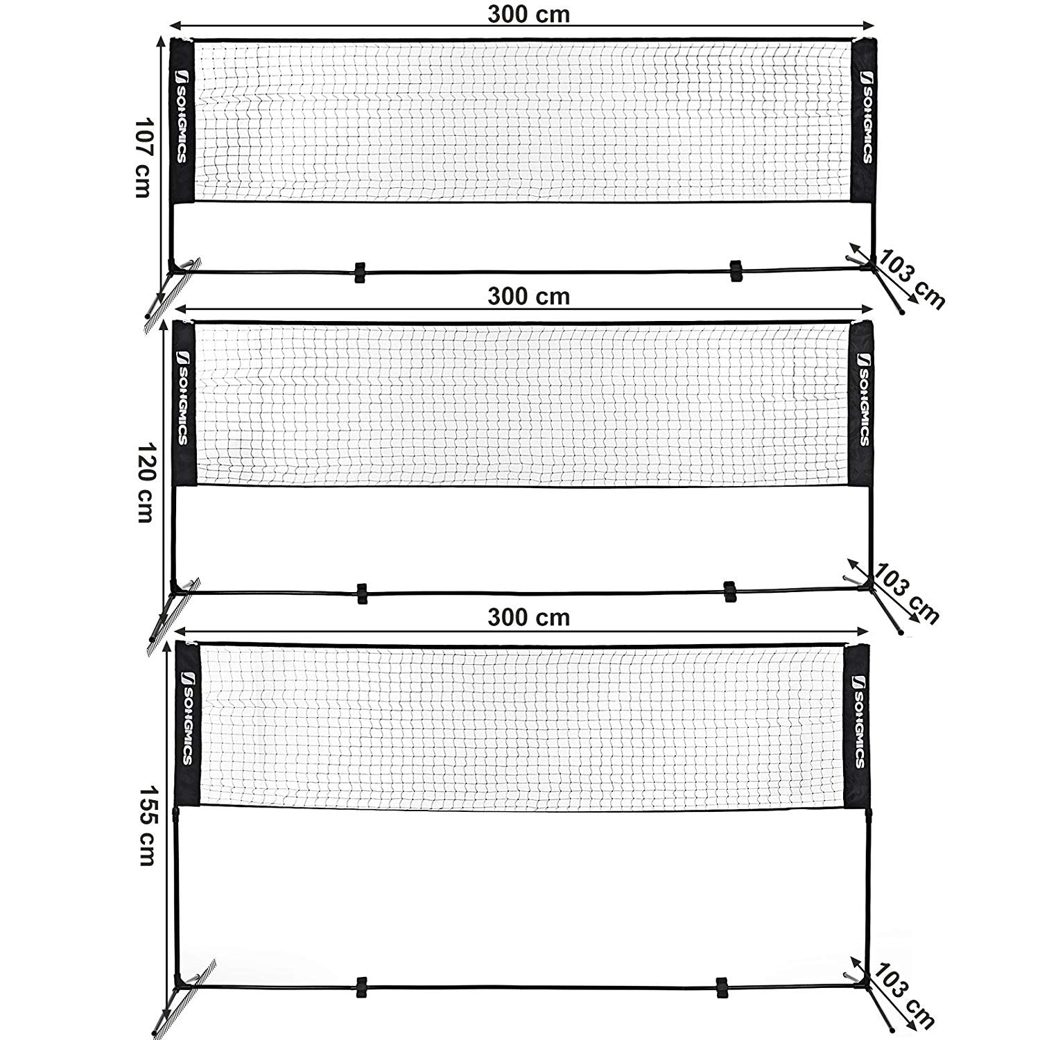 3 m Tennis Badminton Net - image 7
