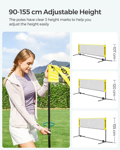3m Yellow Badminton Net - image 4