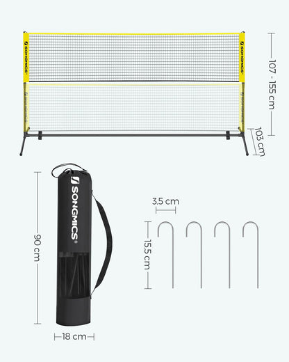 3m Yellow Badminton Net - image 8