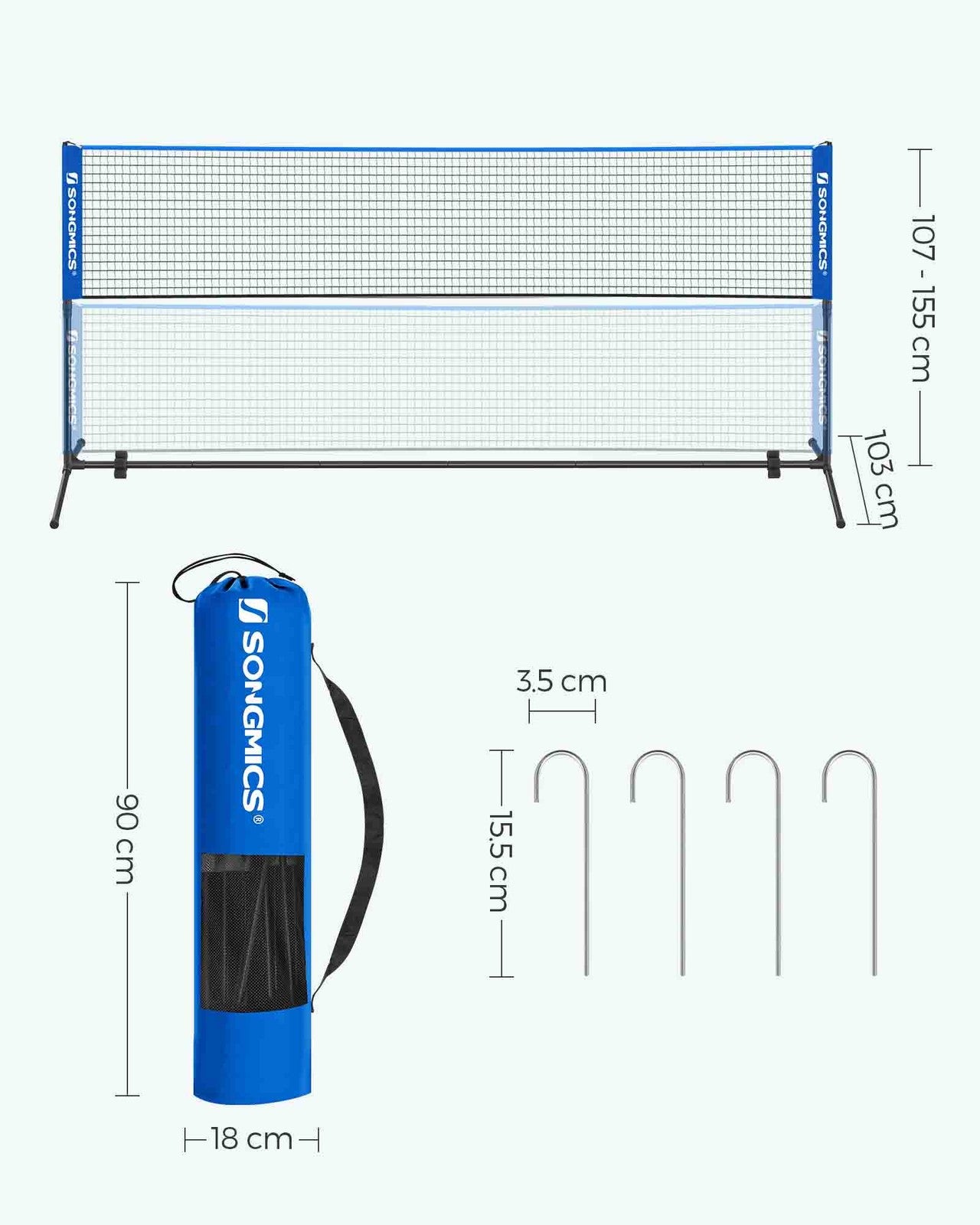 4m Badminton Tennis Net - image 8
