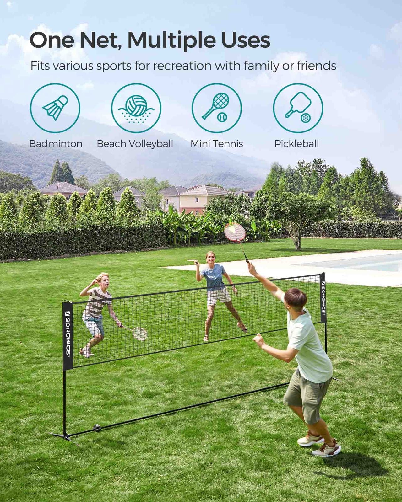 4m Badminton Tennis Net - image 12