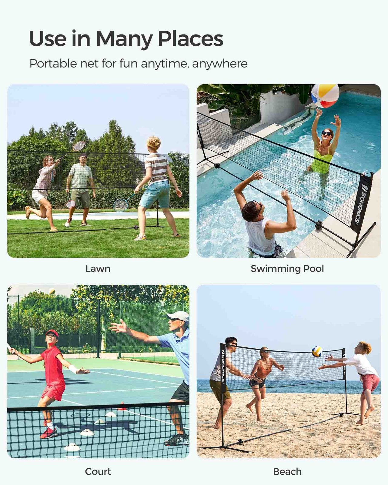 4m Badminton Tennis Net - image 14