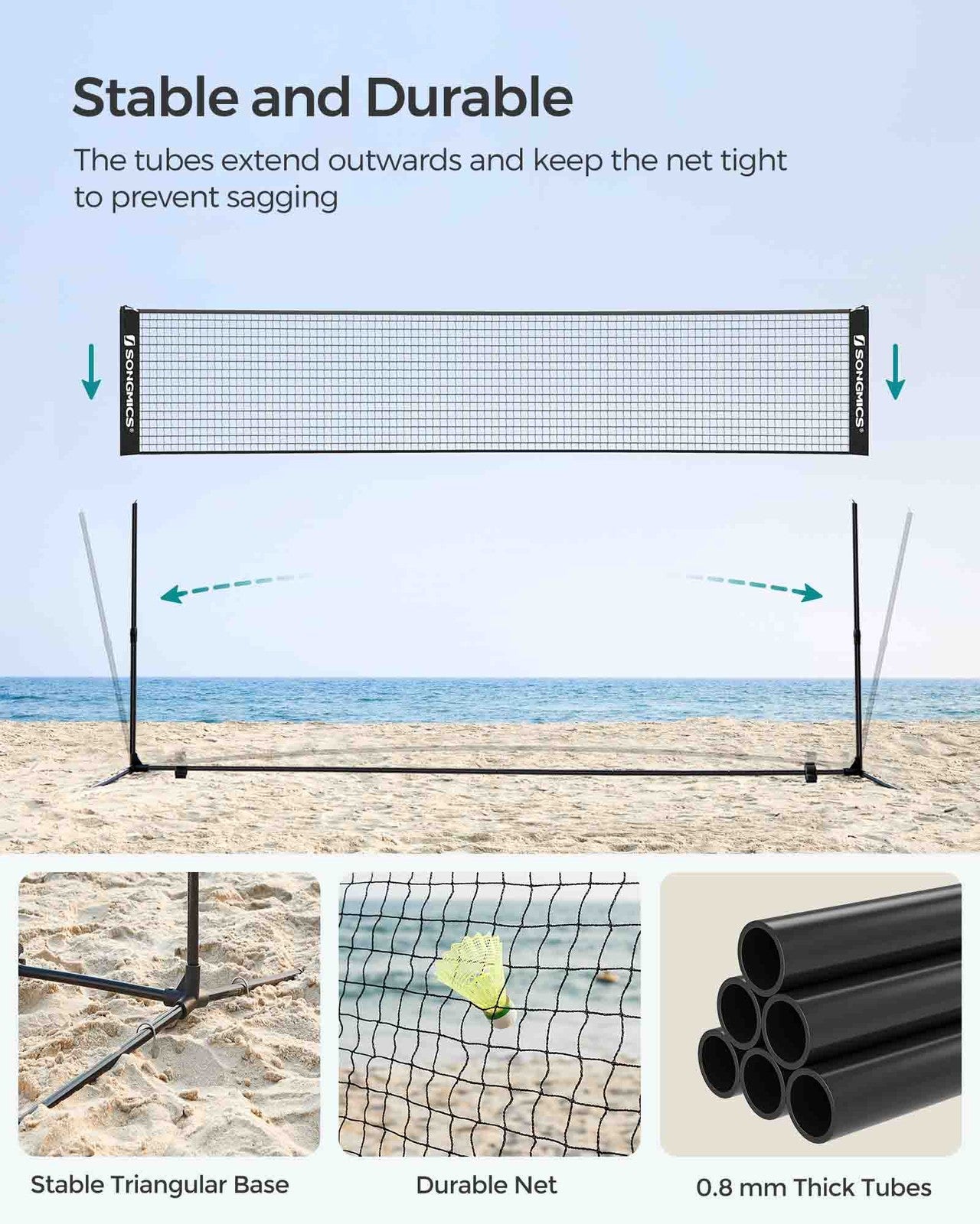 4m Badminton Tennis Net - image 15