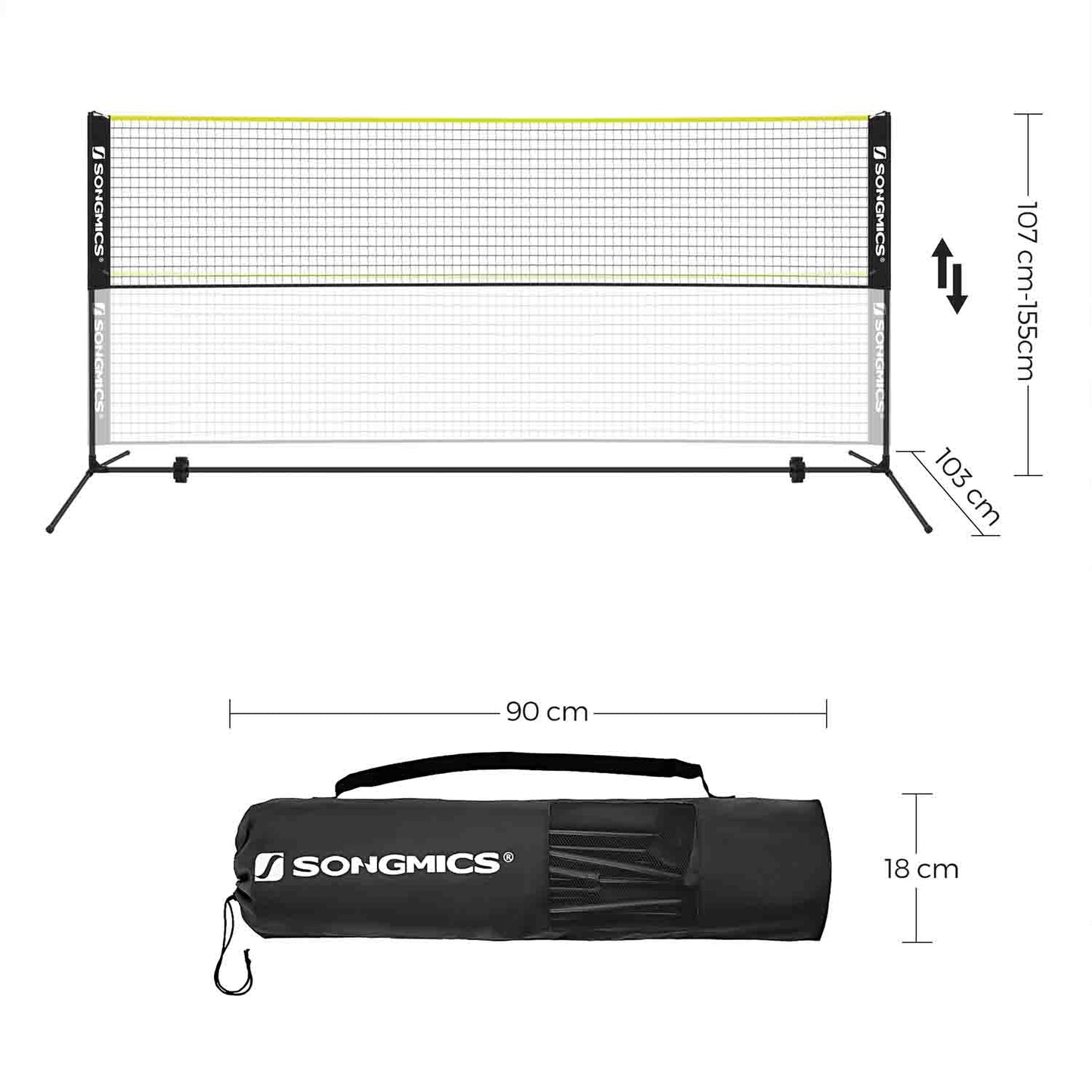 5m Black Tennis Net - image 36