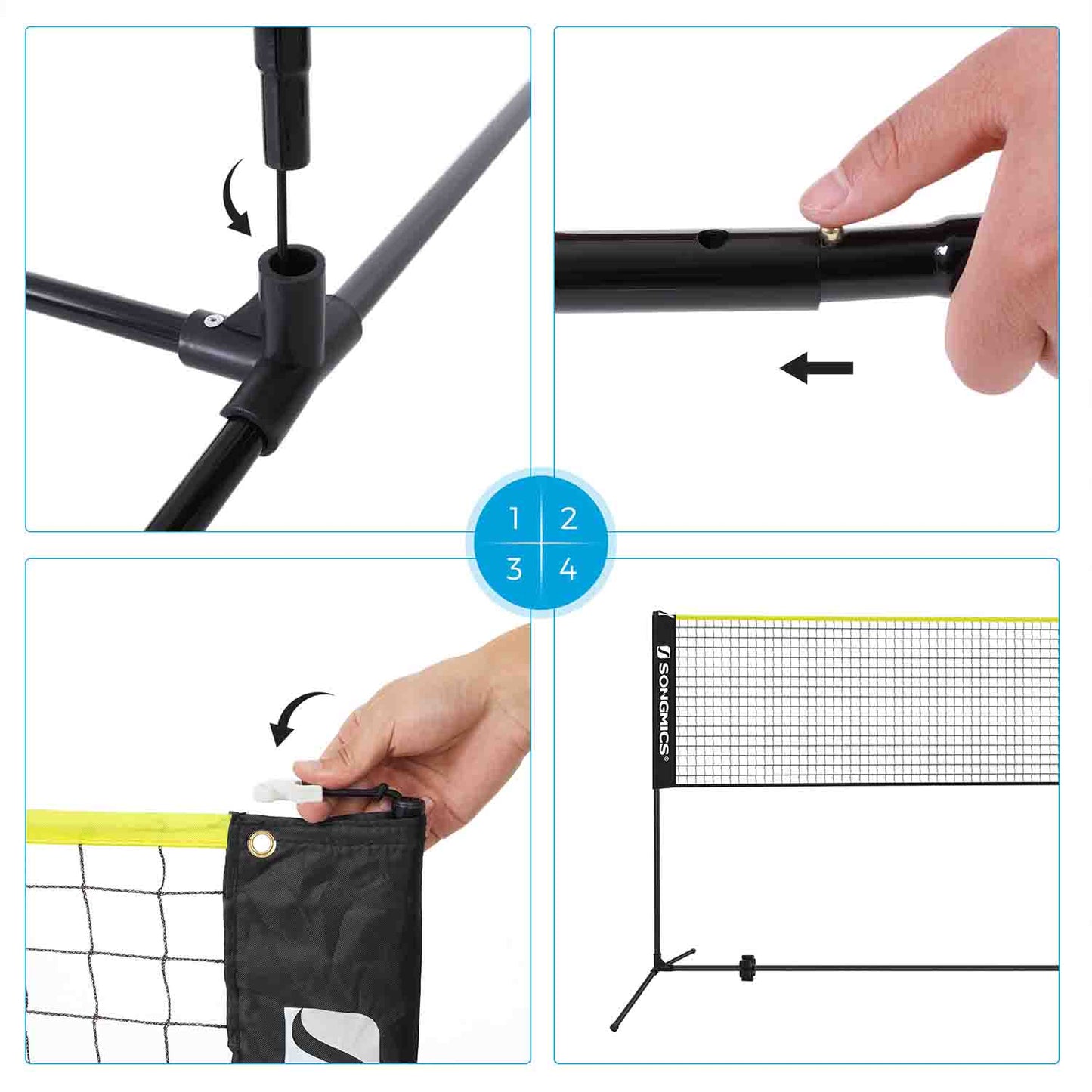 5m Black Tennis Net - image 38