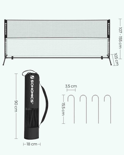 5m Black Tennis Net - image 8