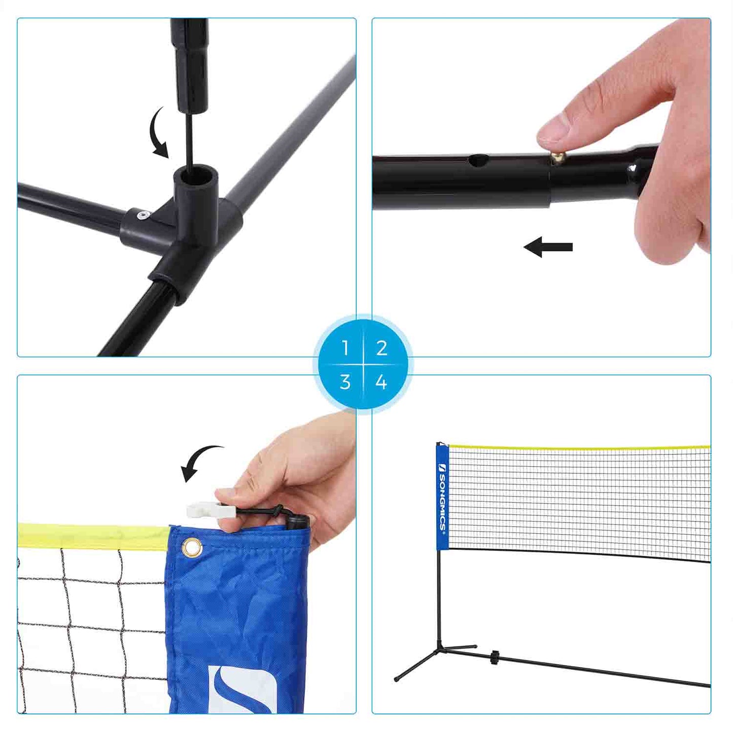 5m Black Tennis Net - image 28