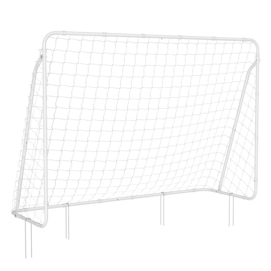 White Small Football Gate for Garden - image 1
