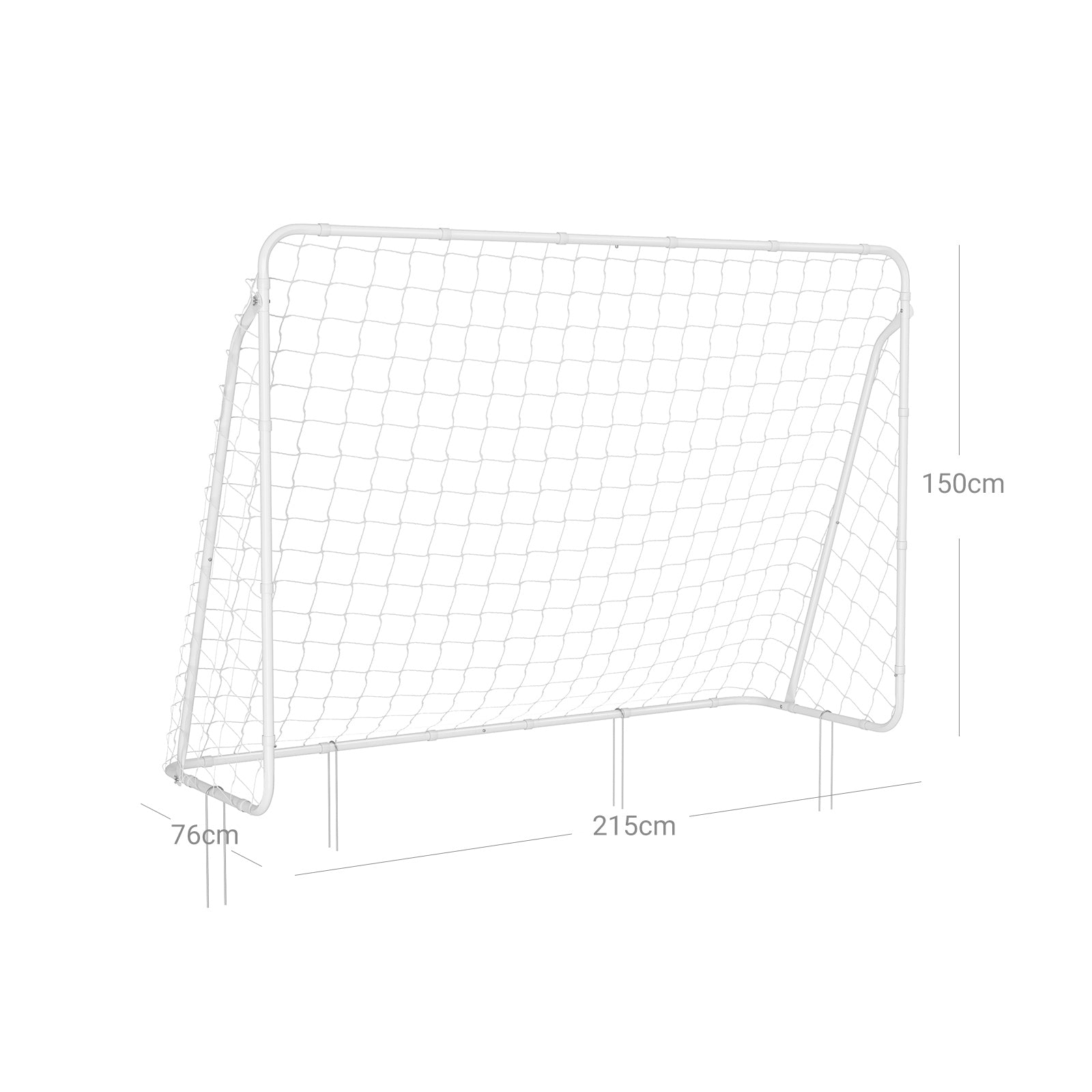 White Small Football Gate for Garden - image 7